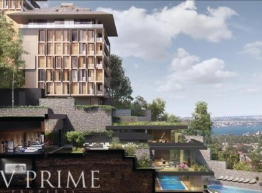 High-end Apartments with Bosphorus Views are available for sale in Uskudar Istanbul